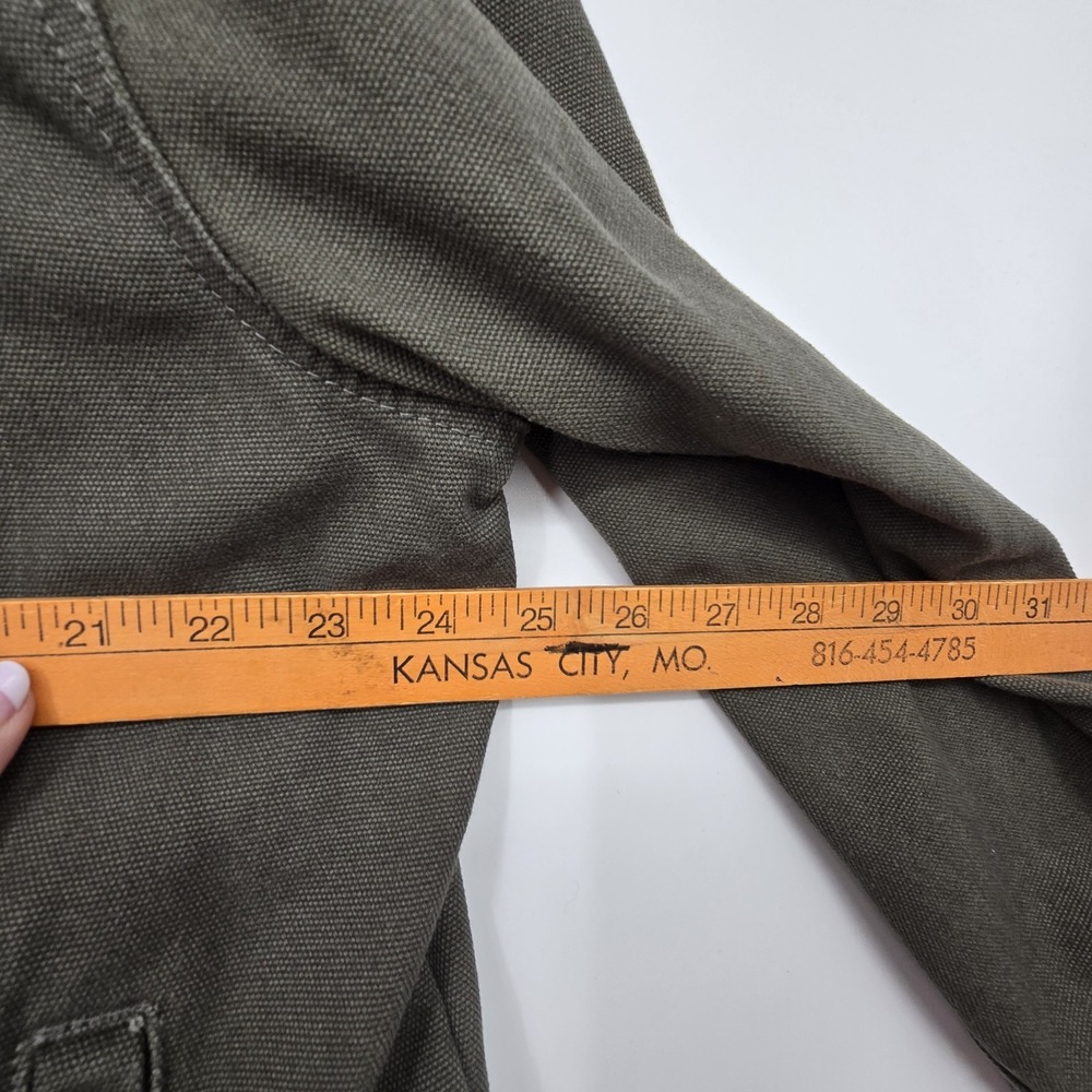 Line of Trade The Montana Canvas Trucker Jacket Men 2XL Ranger Green Casual Work - Picture 9 of 12